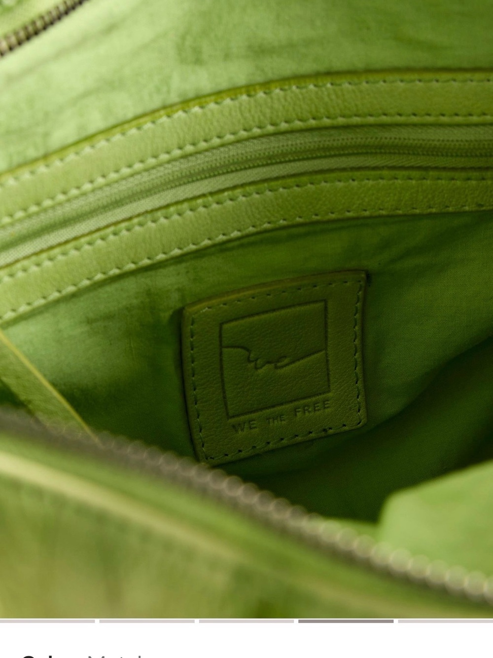 Free People Baby Emerson Tote Matcha - Picture 5 of 7